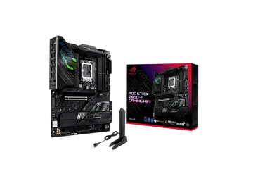 Asus Alaplap - Intel ROG STRIX Z890-F GAMING WIFI LGA1851 (Z890, ATX, 4xDDR5 8600+MHz, 4xSATA3, 5xM.2, HDMI+DP)