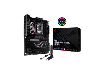 Asus Alaplap - Intel ROG MAXIMUS Z890 HERO LGA1851 (Z890, ATX, 4xDDR5 9200+MHz, 4xSATA3, 6xM.2, HDMI+2xThunderbolt)