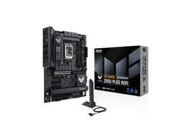 Asus Alaplap - Intel TUF GAMING Z890-PLUS WIFI LGA1851 (Z890, ATX, 4xDDR5 9066+MHz, 4xSATA3, 4xM.2, HDMI+DP+TB)