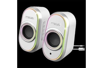 Spirit of Gamer Hangszóró 2.0 - Fanatic 500 Arctic (PC/Mac, Bluetooth/3,5mm Jack, fehér)