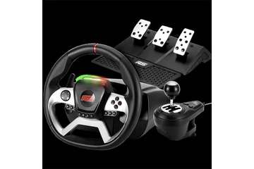 Spirit of Gamer Kormány - RACE WHEEL FORCE 1080RS (kormány+pedálok+váltó, PC/PS4/Xbox X/S/One kompatibilis, fekete)
