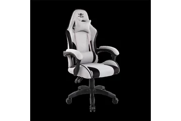 Spirit of Gamer szék - ARENA Light Grey (állítható magasság; párnázott kartámasz; PU; max.120kg-ig, világos-szürke)