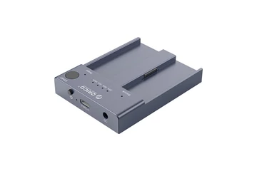 Orico M.2 SSD Dokkoló - M2P2-C3-C-EU (2xM.2 NVMe -> USB-A/C, Max.: 2TB, Offline Klón funkció, Max.: 10Gbps, szürke)