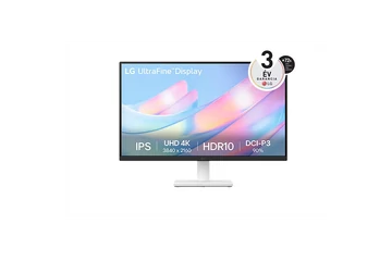 LG Monitor 27" - 27US500-W (IPS; 16:9; 3840x2160; 5ms; 300cd; 60Hz; DP, HDMIx2, HDR)