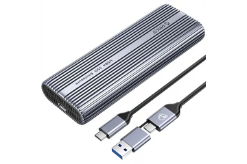 Orico Külső M.2 ház - ACOM2-U4-GY (USB-C 4-> M.2 NVMe, Max.: 8TB, 40 Gbps, szürke)