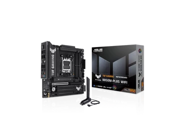 Asus Alaplap - AMD TUF GAMING B850M-PLUS WIFI AM5 (B850, ATX, 4xDDR5 8000+MHz, 4xSATA3, 3x M.2, HDMI+DP)