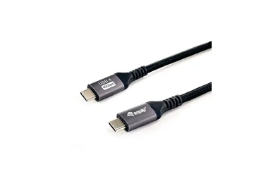 Equip Kábel - 128383 (USB-C 4 Gen1 to USB-C, apa/apa, fekete, 2m)