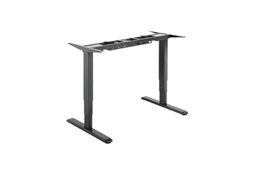 Equip Motoros Asztal láb - 650805 (Dupla motor, állítható magasság: 62cm-128cm, Max.:125kg, fekete)