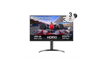 LG Monitor 32" - 32UR550K-B (VA; 16:9; 4K 3840x2160; 4ms; 250cd; 60Hz; HDMIx2; DP;  Spkr, Pivot)
