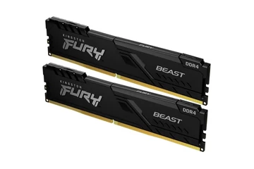 Kingston Memória Desktop - 16GB DDR4 Fury Beast Black (2x8GB, 3600MHz, CL17)