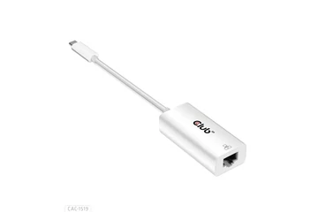 Club 3D Átalakító - CAC-1519 (USB-C (3.2 USB-C Gen 1 to RJ45 1GB Ethernet, aktív)
