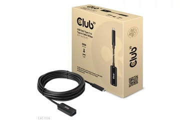 Club 3D Kábel - CAC-1536 (USB-C Gen 2 to USB-A, 10Gbps, 5m)