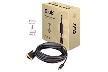 Club 3D Kábel - CAC-1512 (USB-C Gen 1 to VGA, 5m)