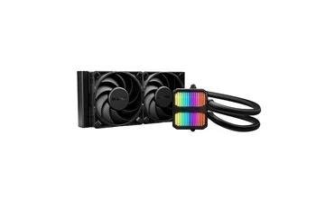 Be Quiet! CPU Water Cooler - SILENT LOOP 3 240mm Black (2x120mm, csatlakozó: 3pin, cső hossza: 400mm, fekete)