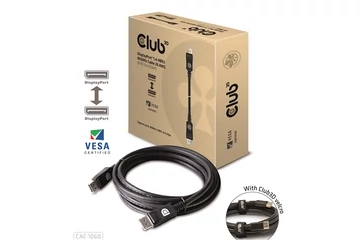 Club 3D Kábel - CAC-1060 (DisplayPort 1.4, 8K, 32.4Gbps, HBR3 8K, 28AWG, M/M, 3m)