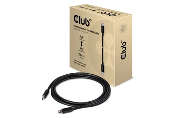 Club 3D Kábel - CAC-1164 (Mini DisplayPort 1.4, 8K60Hz, 34 AWG, 2m, M/M, 32.4Gbps, DSC)