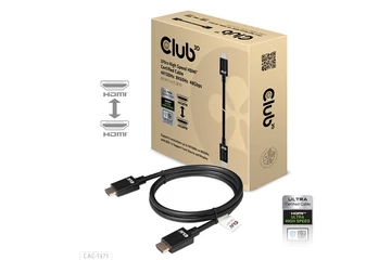 Club 3D Kábel - CAC-1371 (HDMI 2.1 Ultra High Speed, 4K120Hz, 8K60Hz, Ultra High Speed, 48Gbps, M/M, 1m)