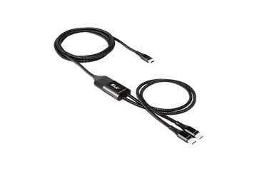 Club 3D Kábel - CAC-1527 (USB-C Y kábel, 100W PD, 1.83m, 2xUSB-C)