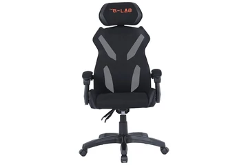 The G-Lab Gamer szék - KS BARIUM BLACK (fekete; állítható magasság; áll. kartámasz)