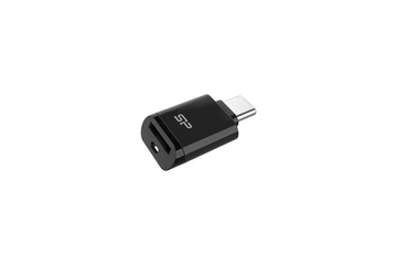 Silicon Power Kártyaolvasó - USB Type-C 3.2  (MicroSD, UHS-I DDR200) 180MB/s olvasási és 165MB/s írási sebesség, Fekete