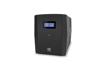 Conceptronic Szünetmentes  1500VA - ZEUS08E (6x IEC C13, line-interaktív, RJ45 vonalvédelem, HID USB, fekete)