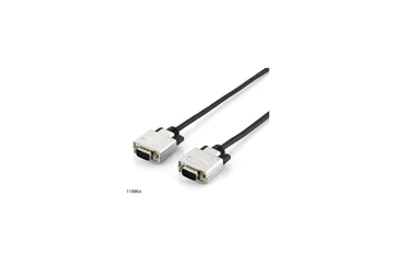 Equip Kábel - 118864 (VGA kábel, HD15, apa/apa, duplán árnyékolt, 10m)
