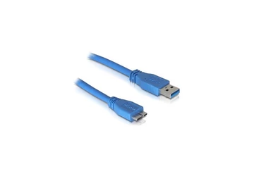 Delock Kábel - 82531 (USB3.0 A – USB3.0 Micro-B kábel, apa/apa, kék, 1m)