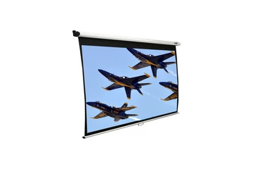 EliteScreens 106" (16:9) manuális fali vászon M106XWH (235 x 132 cm, Fehér váz)