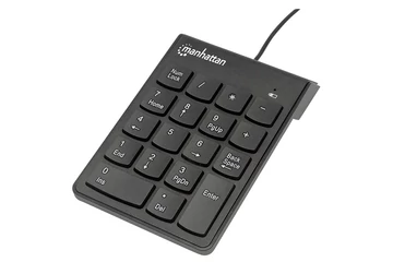 Manhattan Numerikus billentyűzet - USB , Fekete