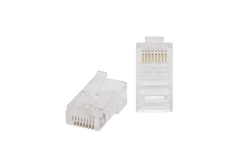 RJ45 Cat5 csatlakozó UTP patch kábelre, 100db/csomag