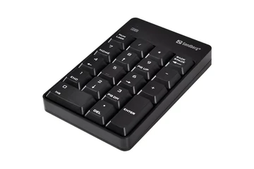 Sandberg Billentyűzet Vezeték Nélküli - Wireless Numeric Keypad 2 (numerikus billentyűzet; fekete)