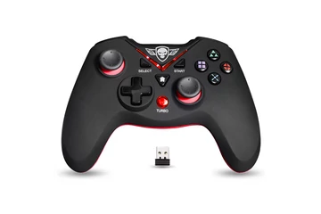 Spirit of Gamer Gamepad Vezeték Nélküli - XGP WIRELESS Red (USB, Vibration, PC és PS3 kompatibilis, fekete-piros)