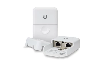 Ubiquiti Túlfeszültségvédő - Ethernet Surge Protector (2x RJ45; 90V@100V/s; 700V@1kV/µs; af PoE támogatás)