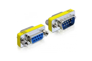 Delock Adapter - 65249 (Sub-D9 pin male / female)