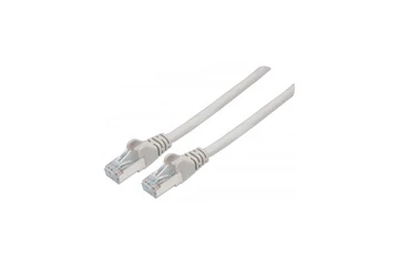 Manhattan Kábel - S/FTP Patch (RJ45 to RJ45, Cat6A 500Mhz, LSOH, 100% réz, 1m, 10Gbit, Szürke)