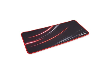 Rampage Egérpad - 300272 (300x700x3mm; fekete-vörös, vörös szegés)