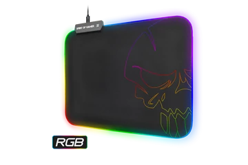 Spirit of Gamer Egérpad - RGB Medium (RGB háttérvilágítás, 350 x 255 x 3mm; fekete)