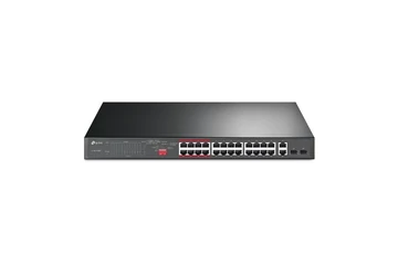 TP-Link Switch  PoE - TL-SL1226P (24port 100Mbps;  24 af PoE port; 2x Combo SFP; 250W, 250m extended mode)