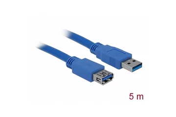 Delock Kábel - 82541 (USB-A 3.0 -> USB-A 3.0 Hosszabbító kábel, apa/any, 5m)