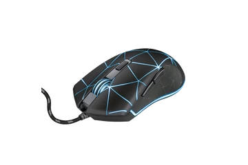 Trust Egér Gamer - GXT 133 Locx (Optikai érzékelő; 800-4000DPI; 6 gomb; LED, 180cm kábel)