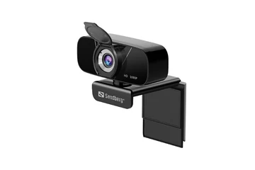 Sandberg Webkamera - USB Chat Webcam 1080P HD (1920x1080, 30 FPS, USB 2.0, univerzális csipesz, mikrofon, 1,5m kábel)