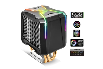 Spirit of Gamer CPU Cooler - CPU AIRCOOLER PRO ARGB (27dB; 1600 RPM; 1x12cm; aluminium/réz)