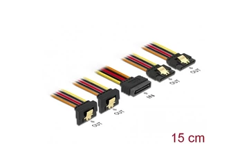 Delock Átalakító Kábel - 60150 (4 x SATA HDD > SATA tűs (apa))