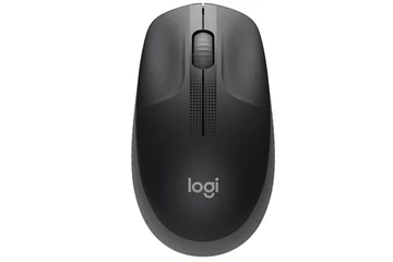 Logitech Egér - M190  (Vezeték nélküli, teljes méretű, Optikai, USB, fekete)