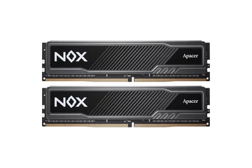 Apacer Memória Desktop - 16GB KIT DDR4 NOX (2x8GB, 3200MHz, CL16, 1.35V, hűtőbordás)