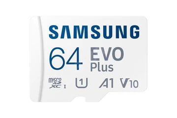 Samsung MicroSD kártya - 64GB MB-MJ64KA/EU (PRO Endurance, Class10, R100/W30, adapter, 64GB)