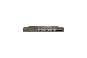 IP-COM Switch Vezérelhető - G3328F (24x1Gbps; 4x SFP; 1x console port; L2)