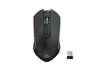 The G-Lab Vezeték nélküli Gamer Egér - KULT XENON (5000 DPI, 6 gomb, makro, RGB LED, fekete)