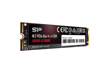 Silicon Power SSD - 500GB UD90 (r:4800MB/s; w:4200 MB/s, NVMe 1.4 támogatás, M.2 PCIe Gen 4x4)