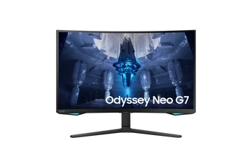 Samsung Monitor 32" - S32BG750NP (VA, 3840x2160, 16:9, UHD, 165HZ, 350cd/m2, 1ms, Pivot, Ívelt)